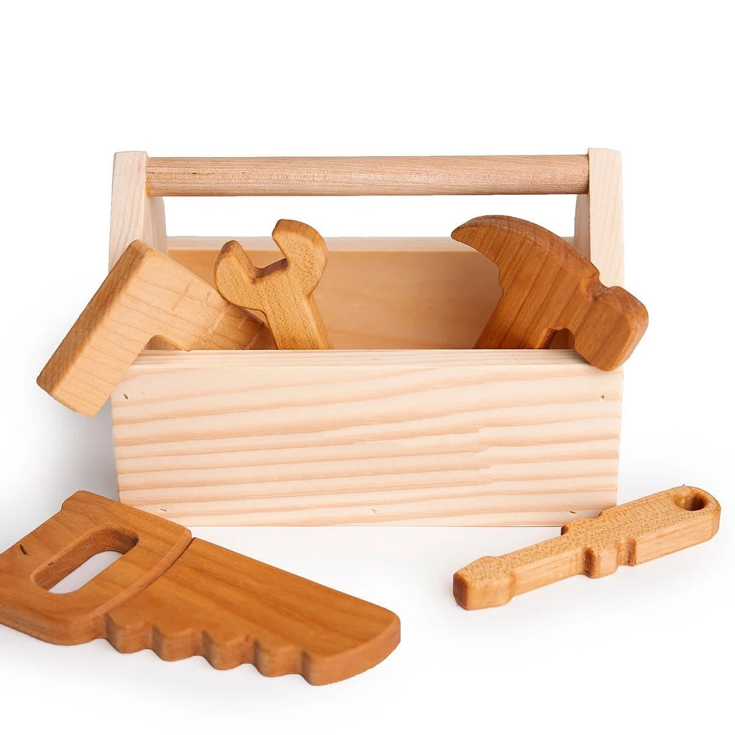 scatola portaoggetti in legno