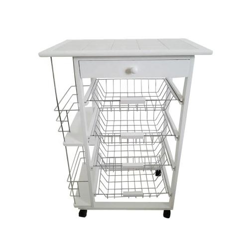 vegetable cart kitchen trolley with wheels