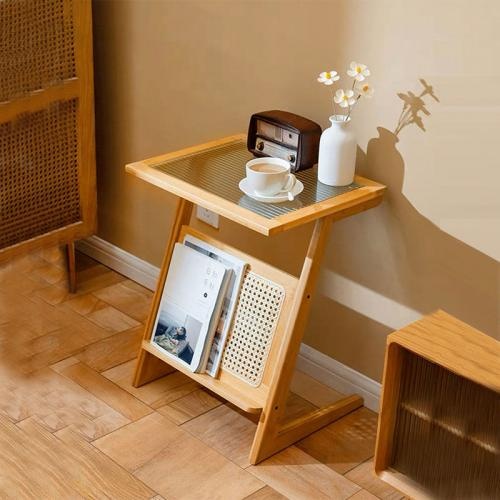 Z-shape Sofa Side Table